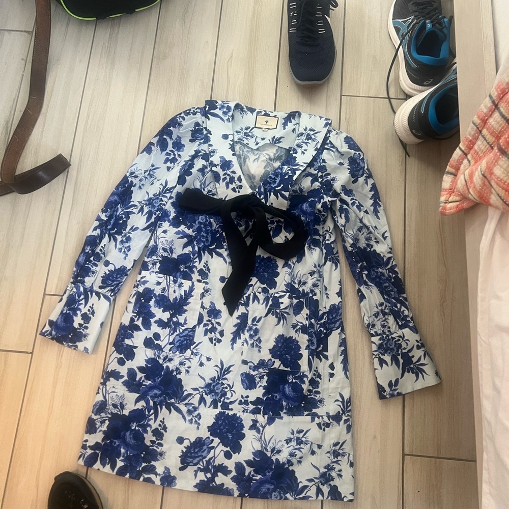 Tuckernuck Blue Floral Dress